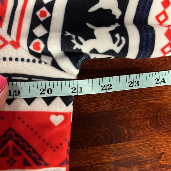 Ekouaer Womens Christmas Pajamas XL Red White Black Reindeer Trees Stripe Soft - Picture 14 of 16